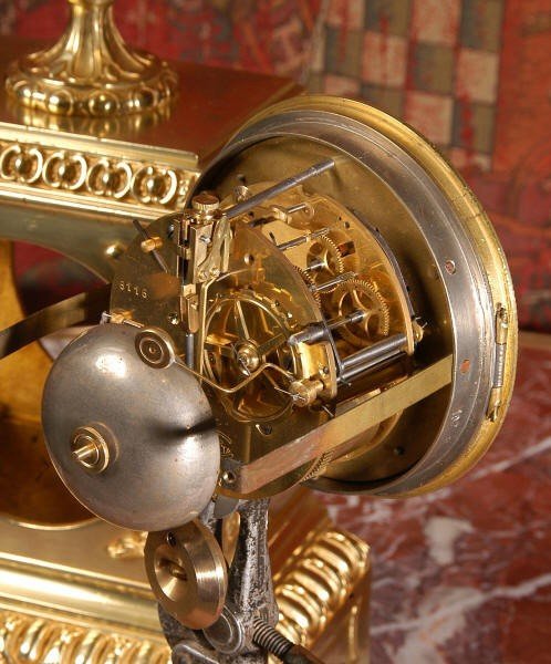 fig 4. Antique French Gilt Brass Table Clock