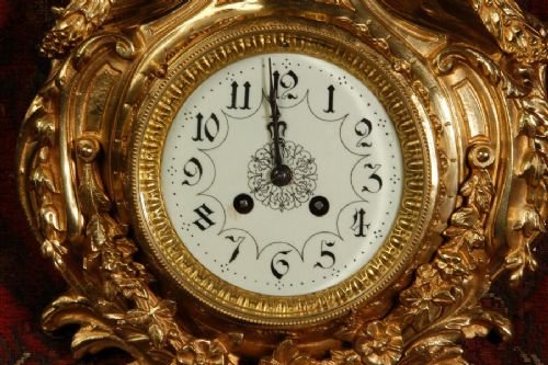 fig 3. Large Antique Cartel Wall Clock