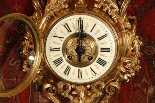 fig 3. Antique French Cartel Wall Clock
