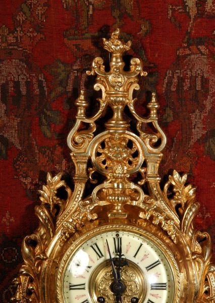 fig 2. Antique French Cartel Wall Clock