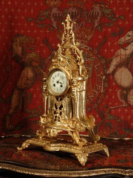 fig 1. Large Japy Freres Table Clock