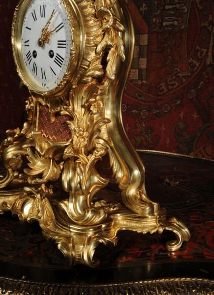 fig 1. Large Antique French Rococo Clock
by Samuel Marti