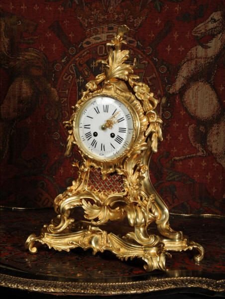 fig 3. Large Antique French Rococo Clock
by Samuel Marti