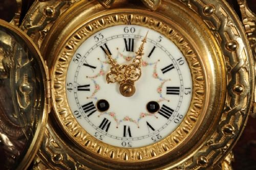 fig 3. Huge Antique French Gilt Brass Clock
Samuel Marti