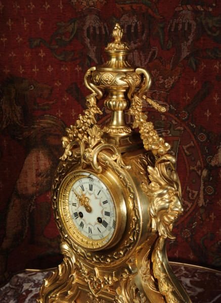 fig 2. Huge Antique French Gilt Brass Clock
Samuel Marti