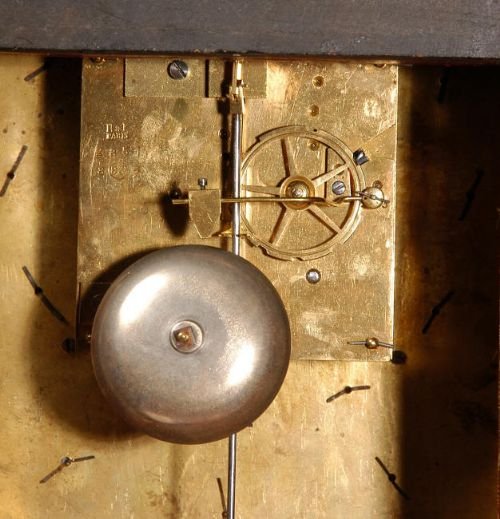 fig 4. Superb and Very Large Rococo Red Lacquer and Ormolu Bracket Clock
complete with original bracket