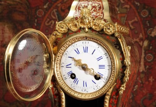 fig 3. Antique French Boulle Boudoir Clock
Vincenti et Cie