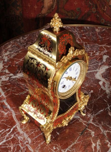 fig 2. Antique French Boulle Boudoir Clock
Vincenti et Cie