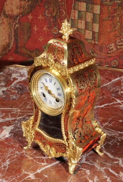 fig 1. Antique French Boulle Boudoir Clock
Vincenti et Cie