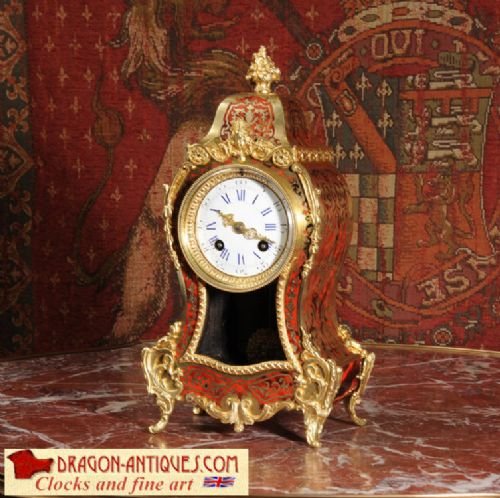 Antique French Boulle Boudoir Clock
vincenti Et Cie