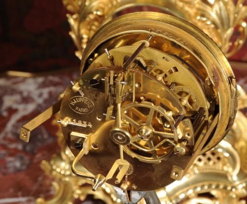 fig 4. Antique French Rococo Boudoir Clock