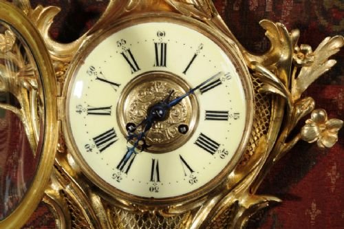 fig 3. Large Rococo Cartel Wall Clock
by Japy Freres