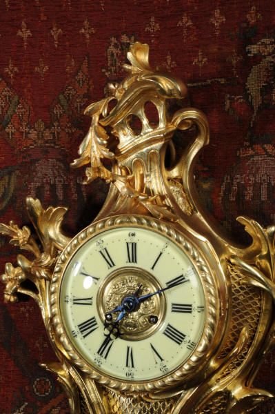fig 2. Large Rococo Cartel Wall Clock
by Japy Freres