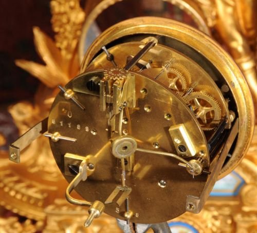 fig 4. Stunning Sevrés Porcelain & Gilt Metal Clock
Benjamin Louis Eulalie de Bonneville (1796 - 1878)