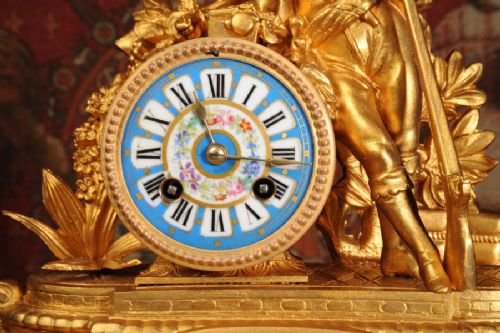 fig 3. Stunning Sevrés Porcelain & Gilt Metal Clock
Benjamin Louis Eulalie de Bonneville (1796 - 1878)