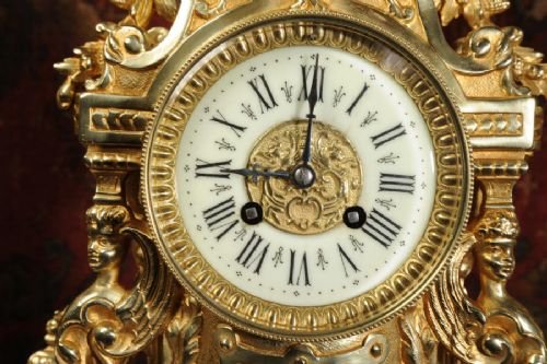 fig 3. Stunning Antique French Classical Clock Set
~ Louis Japy ~