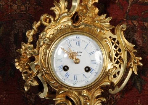 fig 3. Japy Freres Rococo Cartel Clock