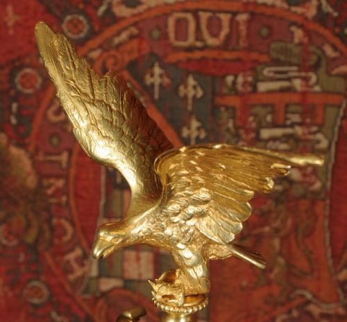 fig 2. Japy Freres Antique French Clock ~ Eagle