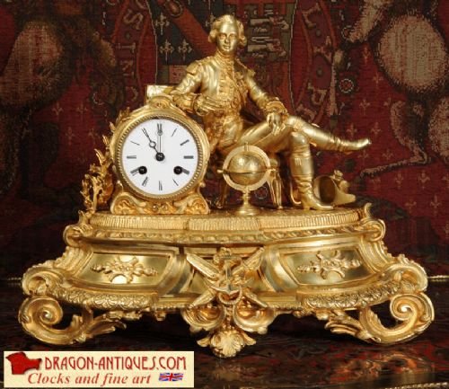 Superb Early French Ormolu Clock 
Jean-francois Galaup Lapérouse