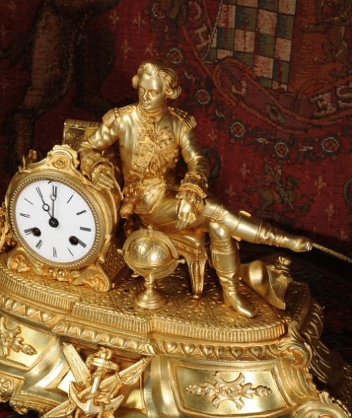 fig 1. Superb Early French Ormolu Clock
Jean-Francois Galaup Lapérouse
