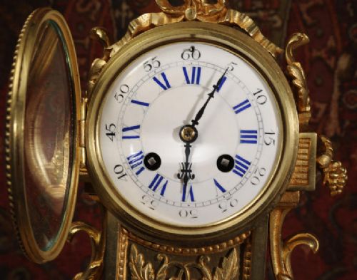 fig 3. Louis XVI Ormolu Boudoir Table Clock