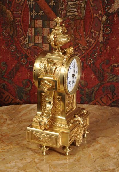 fig 2. Louis XVI Ormolu Boudoir Table Clock