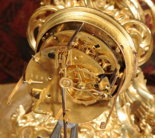 fig 4. Antique Clock - French Rococo Boudoir
Table Clock
