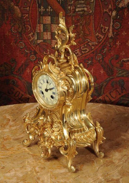 fig 2. Antique Clock - French Rococo Boudoir
Table Clock
