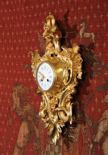 fig 1. Japy Freres Large Antique Rococo Cartel Wall Clock
~ French - Circa 1880 ~
Japy Freres Large Antique Rococo Cartel Wall Clock
~ French - Circa 1880 ~