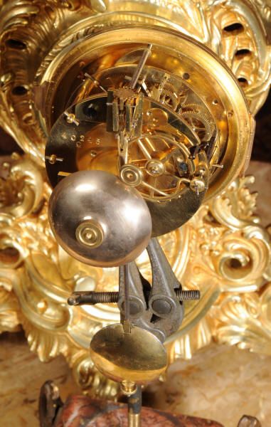 fig 4. Japy Freres Rococo Cartel Clock
~ French - Circa 1880 ~
