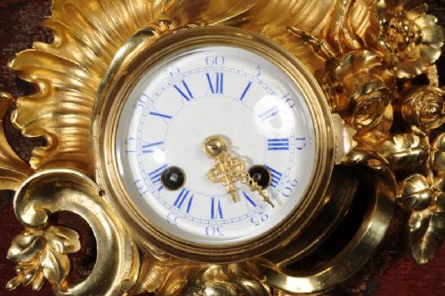 fig 3. Japy Freres Rococo Cartel Clock
~ French - Circa 1880 ~