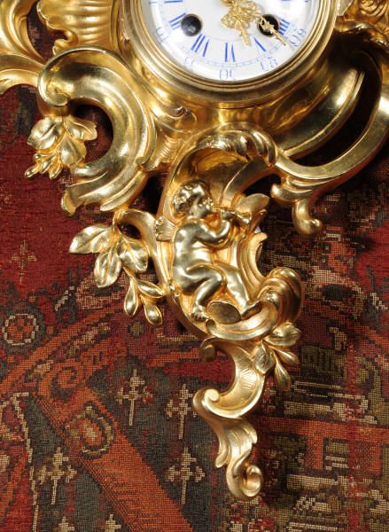 fig 2. Japy Freres Rococo Cartel Clock
~ French - Circa 1880 ~