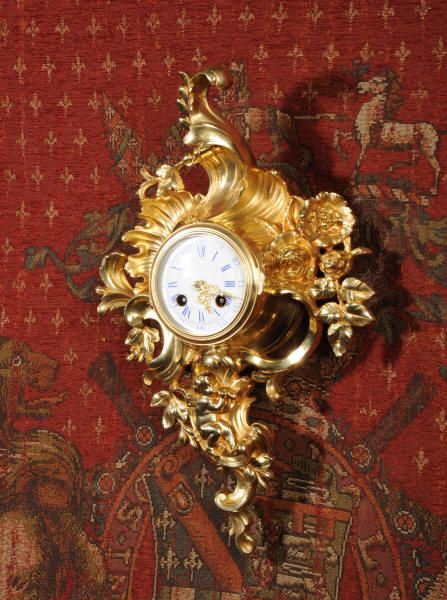 fig 1. Japy Freres Rococo Cartel Clock
~ French - Circa 1880 ~