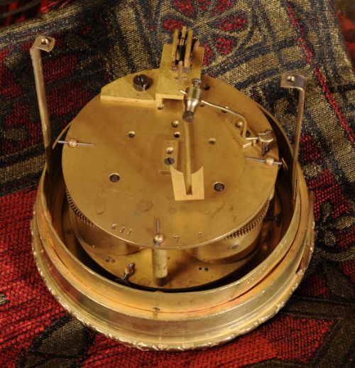fig 4. Huge Antique French Brass Clock
~ French - Circa 1870 ~