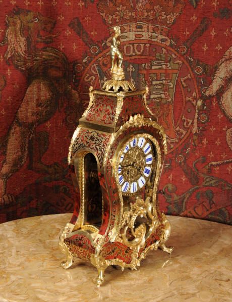 fig 3. Fine Antique French Boulle Bracket Clock by Japy Freres