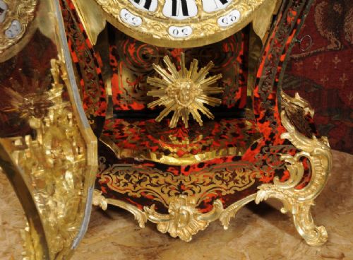 fig 4. Very Large Rococo Boulle & Ormolu Bracket Clock