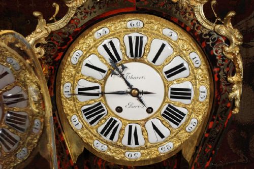 fig 3. Very Large Rococo Boulle & Ormolu Bracket Clock