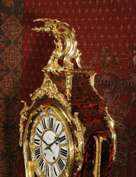 fig 2. Very Large Rococo Boulle & Ormolu Bracket Clock