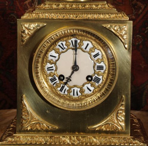fig 4. Japy Freres Classical Antique Clock Set
~ French - Circa 1880 ~