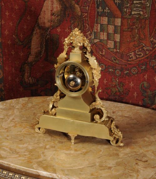 fig 4. Early Sevres Porcelain Mounted Boudoir Clock by Japy Freres