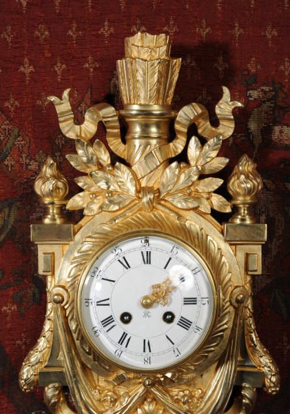 fig 2. Japy Freres Louis XVI Cartel Wall Clock
~ French - Circa 1880 ~