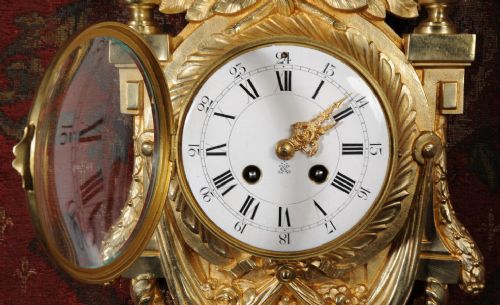 fig 3. Japy Freres Louis XVI Cartel Wall Clock
~ French - Circa 1880 ~