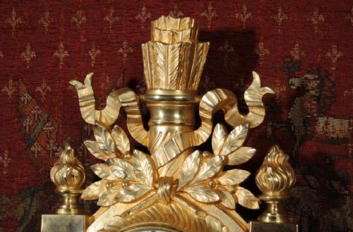 fig 4. Japy Freres Louis XVI Cartel Wall Clock
~ French - Circa 1880 ~