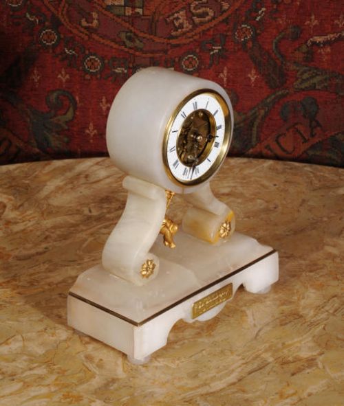 fig 2. Rare Eugéne Farcot Cherub On A Swing Boudoir Clock
~ French - Circa 1870 ~