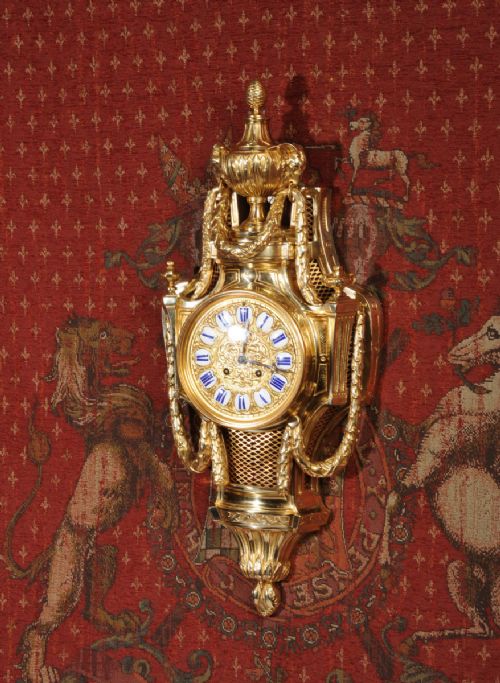 fig 3. Antique French Cartel Wall Clock
by Japy Freres
