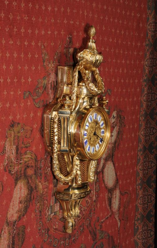 fig 4. Antique French Cartel Wall Clock
by Japy Freres