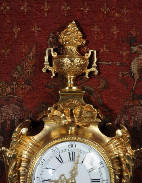fig 4. Stunning Louis XVI Cartel Clock
by Vincenti