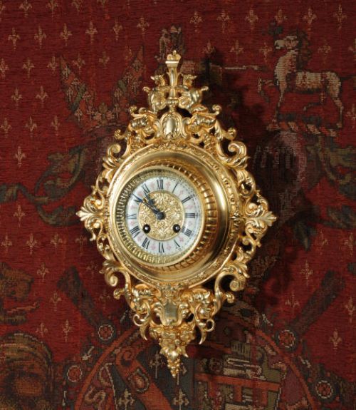fig 1. Japy Freres Classical Cartel Wall Clock
~ French - Circa 1880 ~