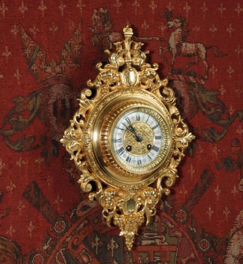 fig 2. Japy Freres Classical Cartel Wall Clock
~ French - Circa 1880 ~