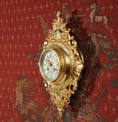 fig 3. Japy Freres Classical Cartel Wall Clock
~ French - Circa 1880 ~